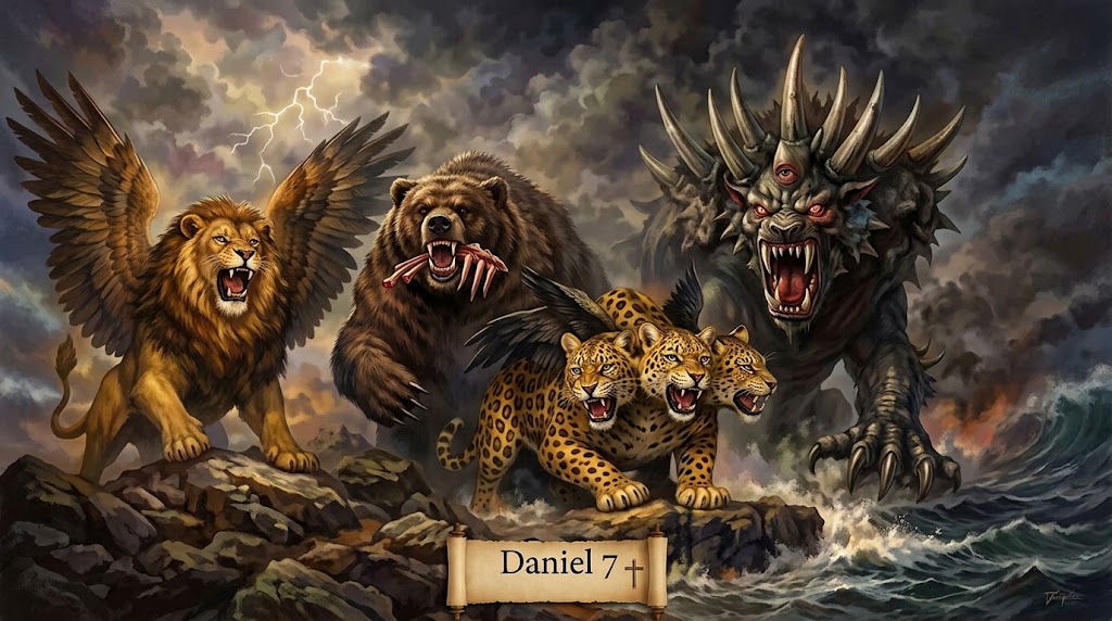 Dan 7 - Four Beasts